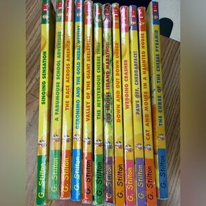 Set of 12 Geronimo Stilton Paperback Chapter Books